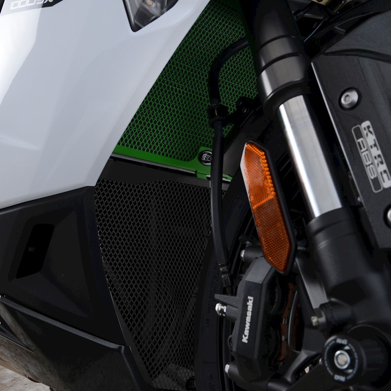 R&G Racing Downpipe Grille for Kawasaki Ninja 1000SX '20-'22 R&G Racing Downpipe Grille for Kawasaki Ninja 1000SX '20-'22